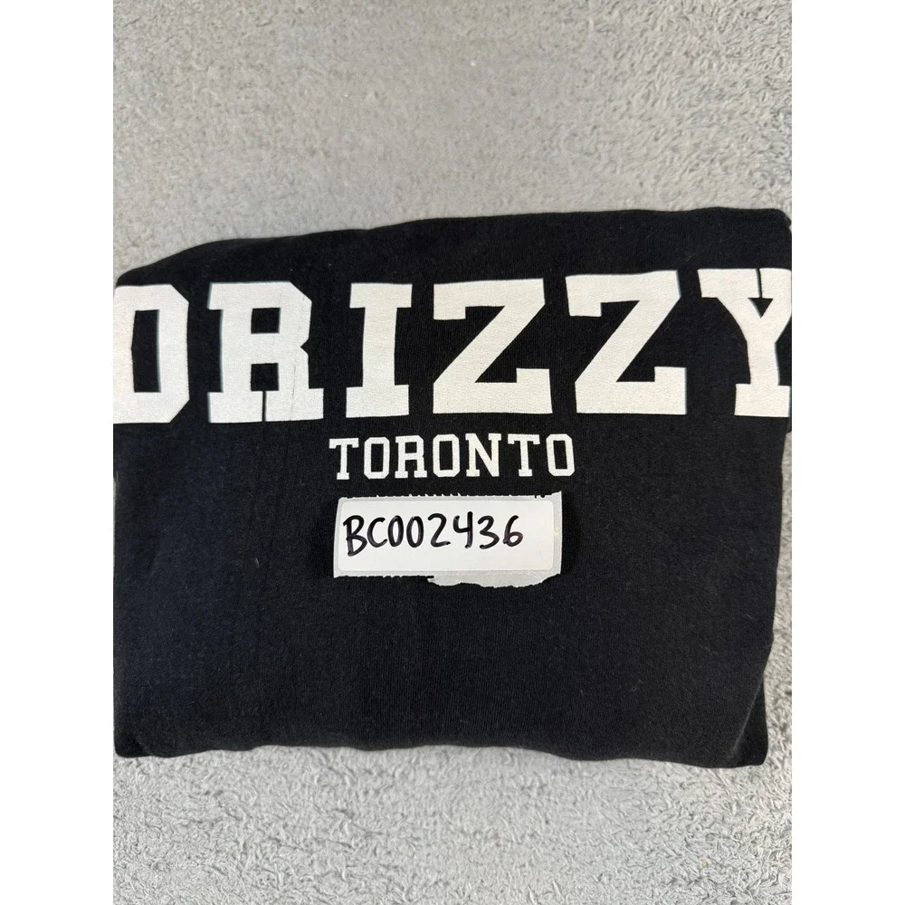 Kings Of NY Mens Drizzy Toronto Graphic Hoodie Large Black Streetwear Sweatshirt